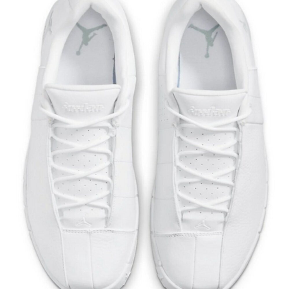 JORDAN TE 2 LOW 'WHITE PURE PLATINUM Sneakers Mens Size 8 - Picture 2 of 7